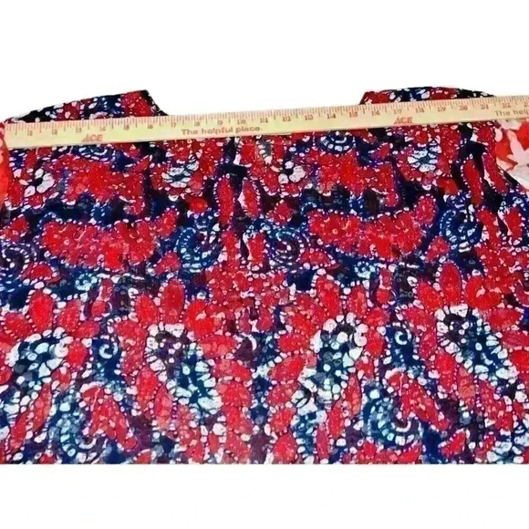 Michael Kors Sz S/M Sheer Tunic Top Boho Cruise Party - Picture 9 of 11